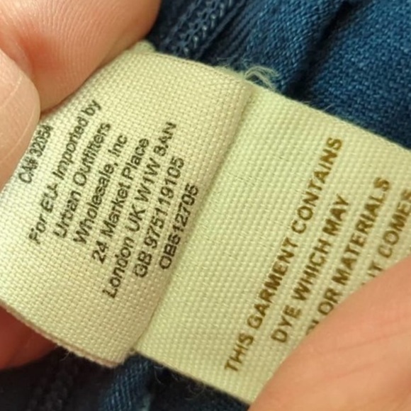 Free People Women's Top Size 10 M Blue Benji Denim Peplum Tank Top Chambray Boho - Picture 4 of 5